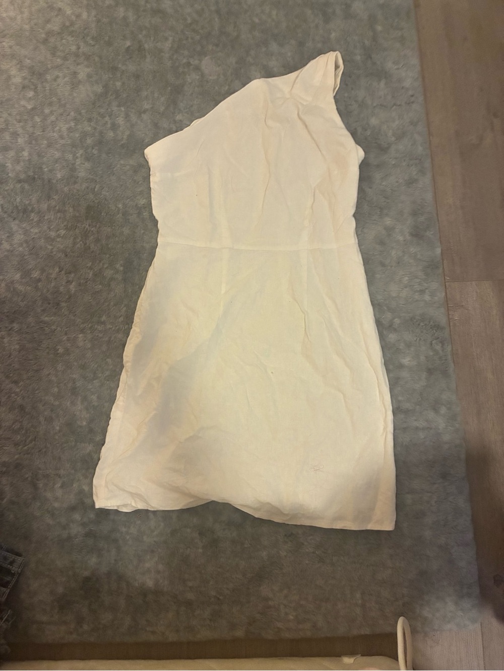 a new day One-Shoulder Cream Mini Dress
